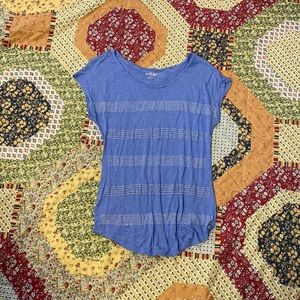 🔥Blue sparkly shirt